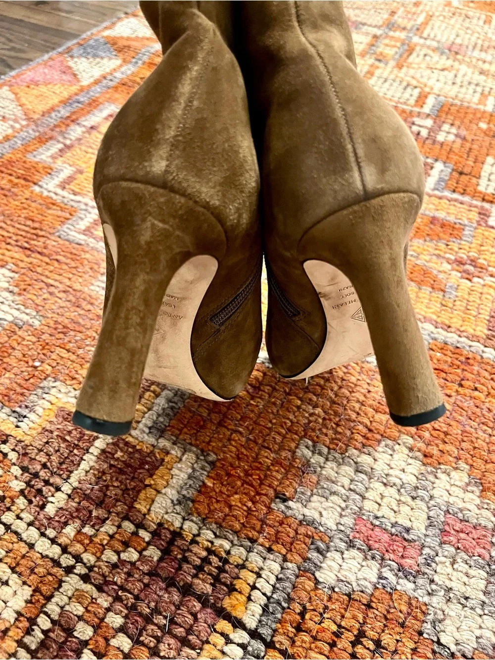 Antonio Melania Brown Suede Bootie size 8.5